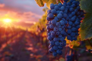 Produção de uvas